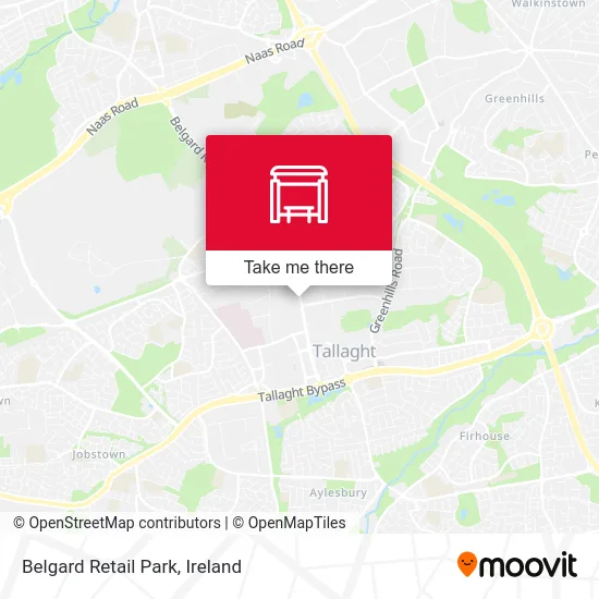 Belgard Retail Park map