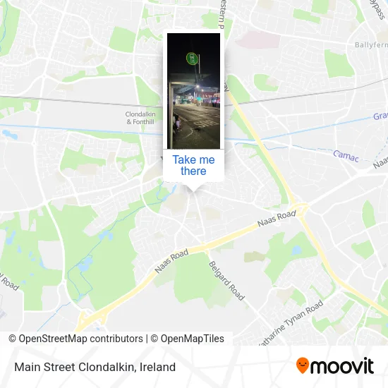 Main Street Clondalkin map