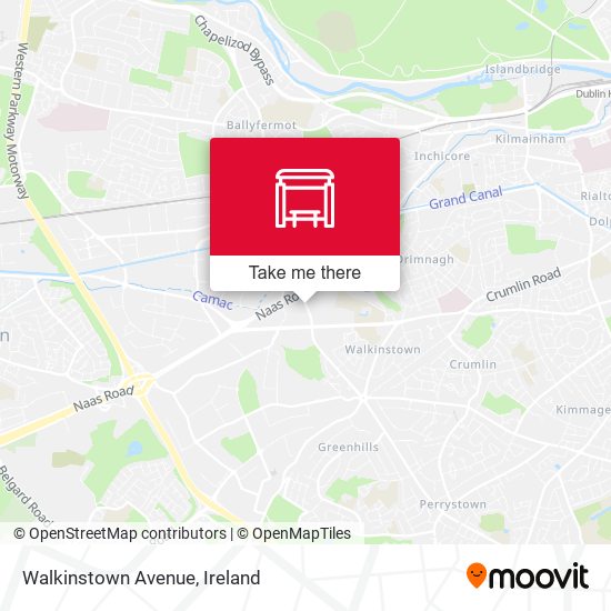 Walkinstown Avenue map