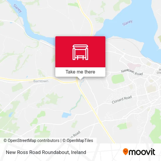 New Ross Road Roundabout map