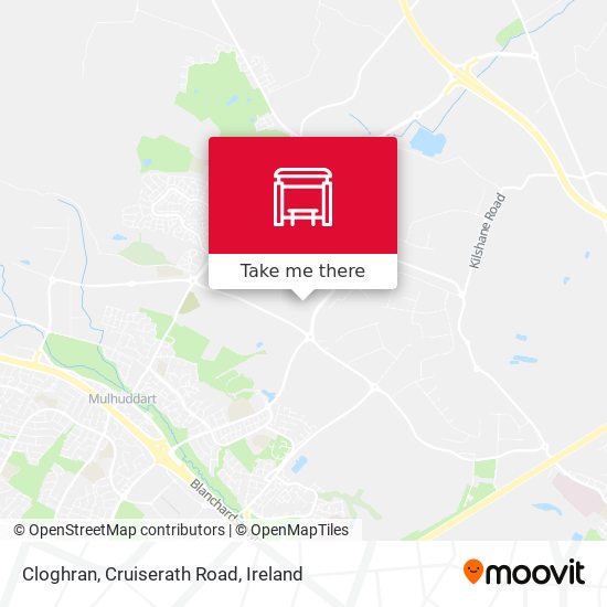 Cloghran, Cruiserath Road map