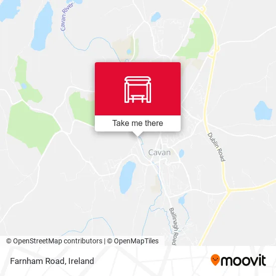 Farnham Road map