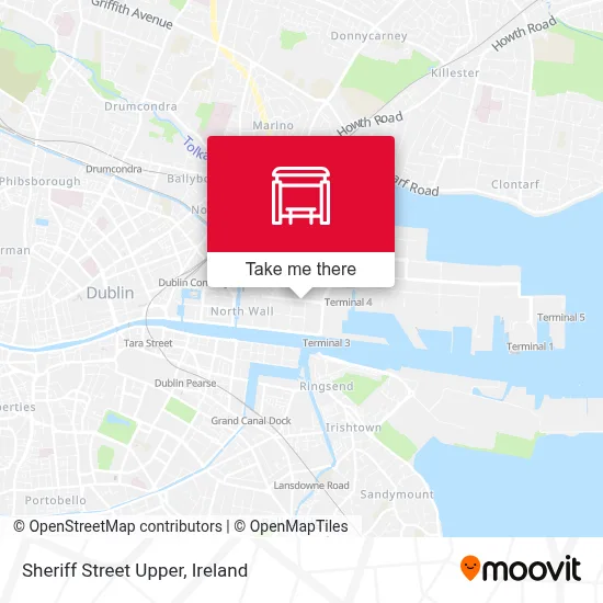 Sheriff Street Upper map