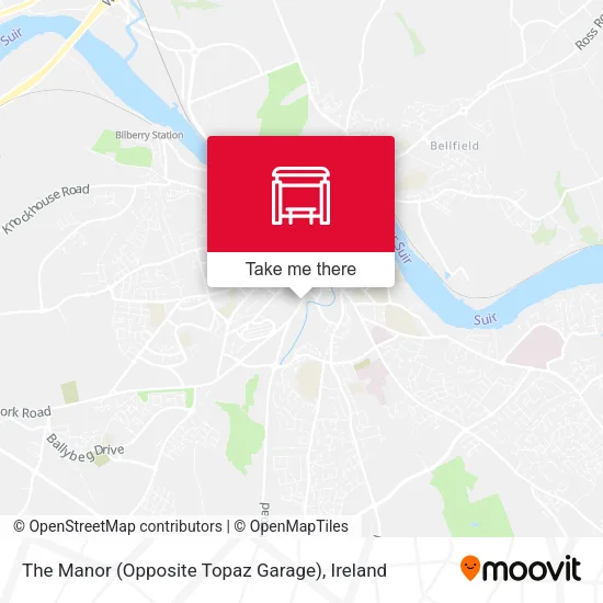 The Manor (Opposite Topaz Garage) map