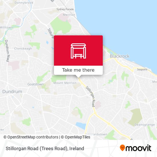 Stillorgan Road (Trees Road) map