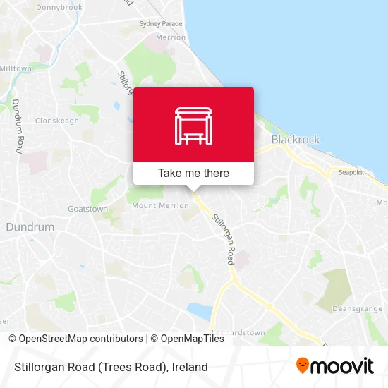 Stillorgan Road (Trees Road) map
