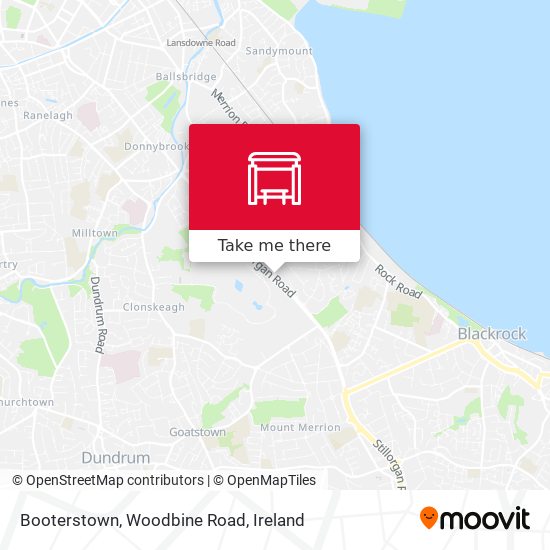 Booterstown, Woodbine Road map