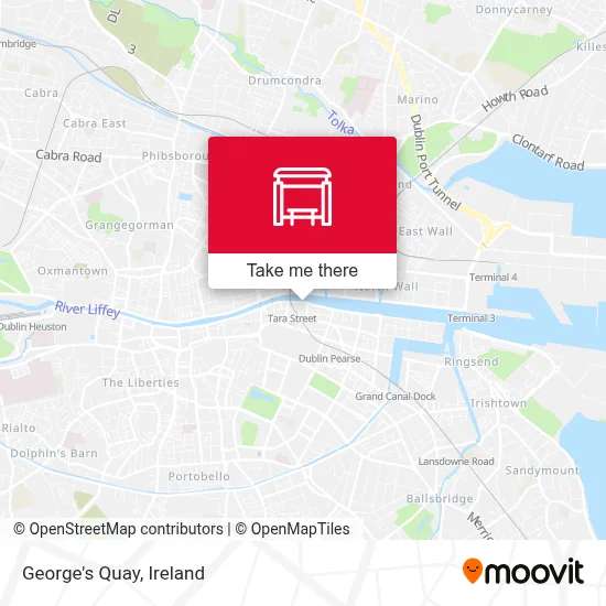 George's Quay map
