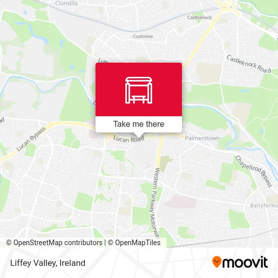 Liffey Valley map
