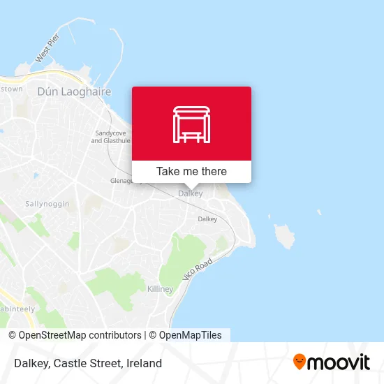 Dalkey, Castle Street map