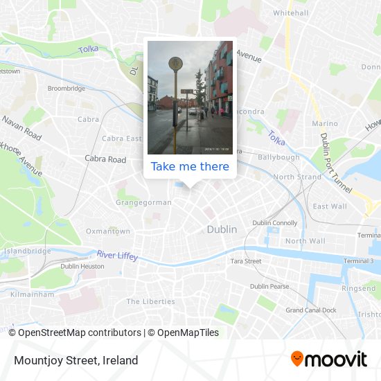 Mountjoy Street map