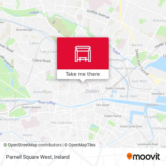 Parnell Square West map