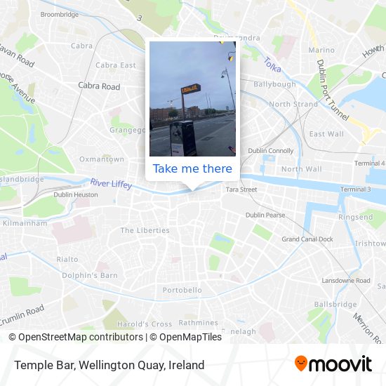 Temple Bar, Wellington Quay map