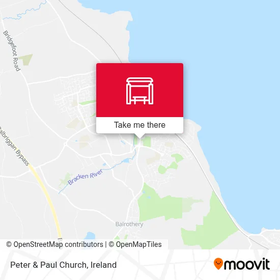 Peter & Paul Church map