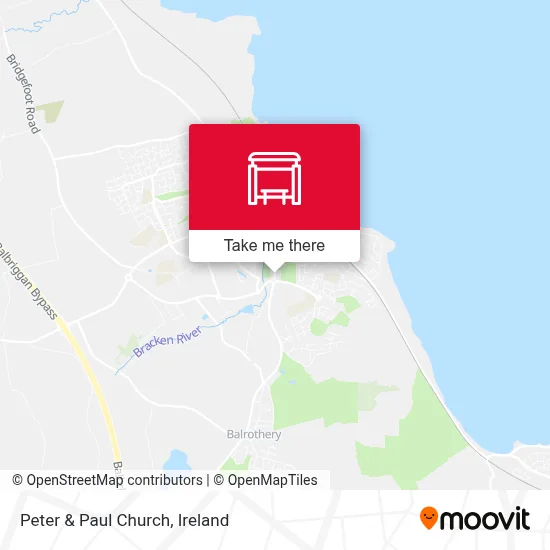 Peter & Paul Church map