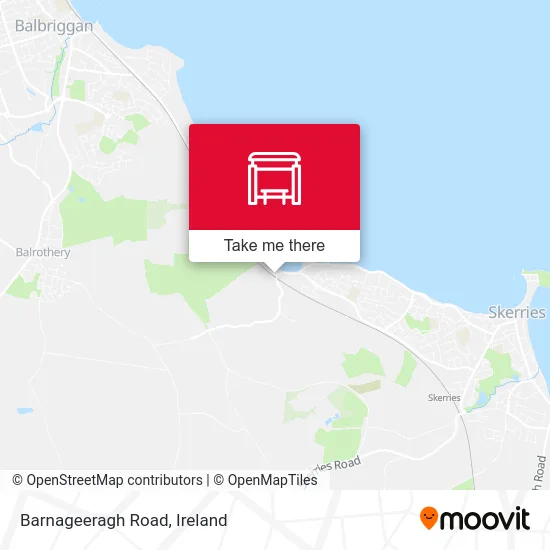 Barnageeragh Road map