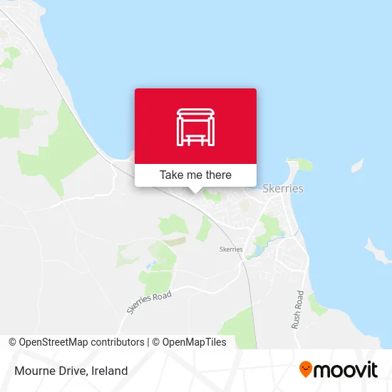 Mourne Drive map