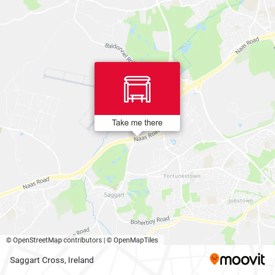 Saggart Cross map