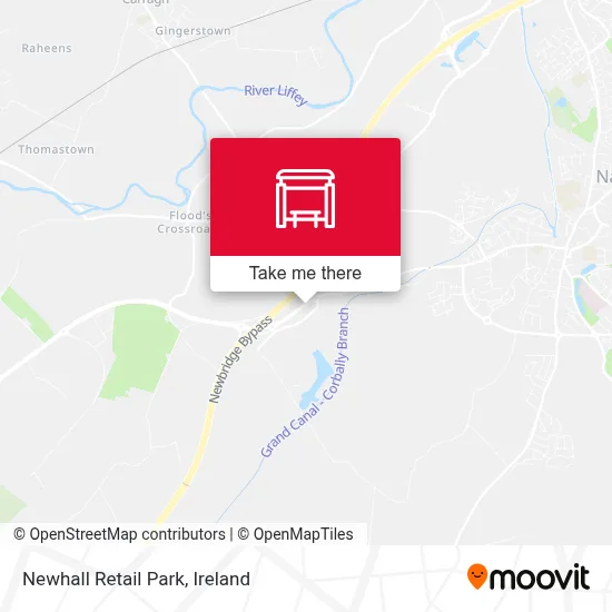 Newhall Retail Park map