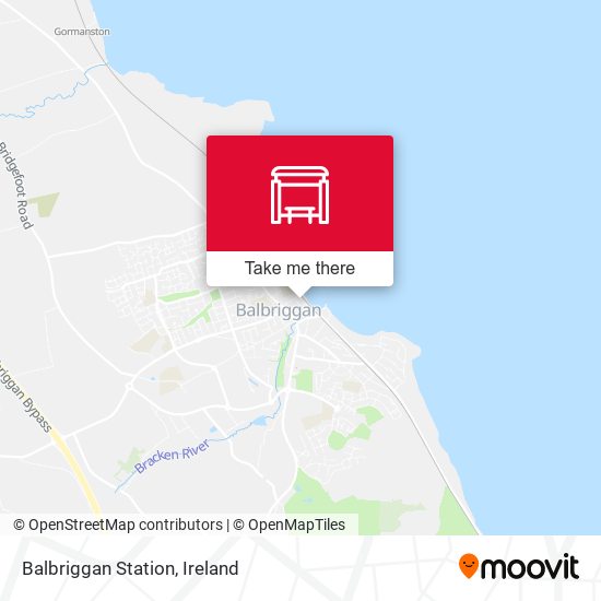 Balbriggan Station map