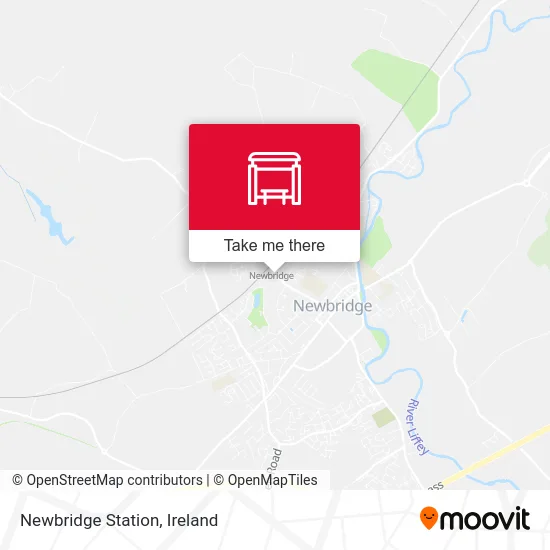 Newbridge Station map