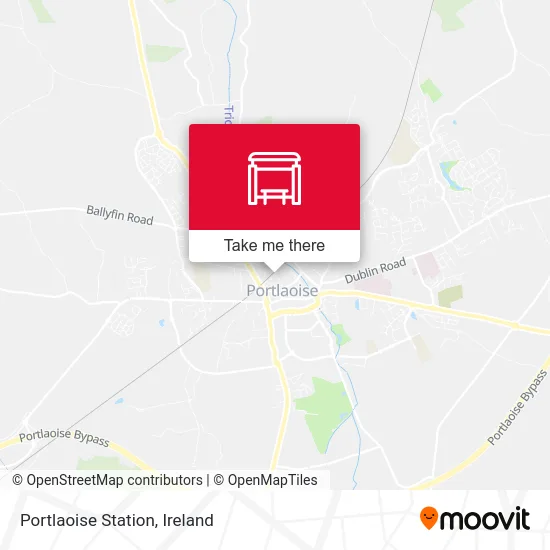 Portlaoise Station map
