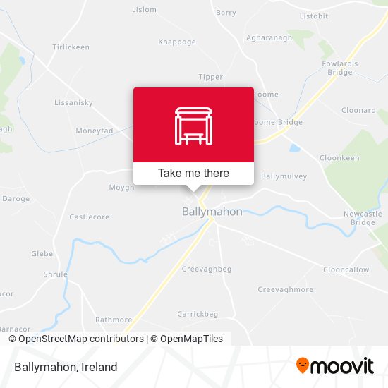 Ballymahon map