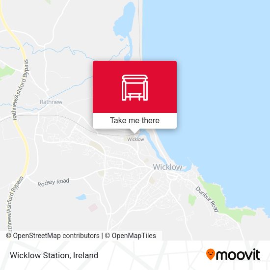 Wicklow Station map