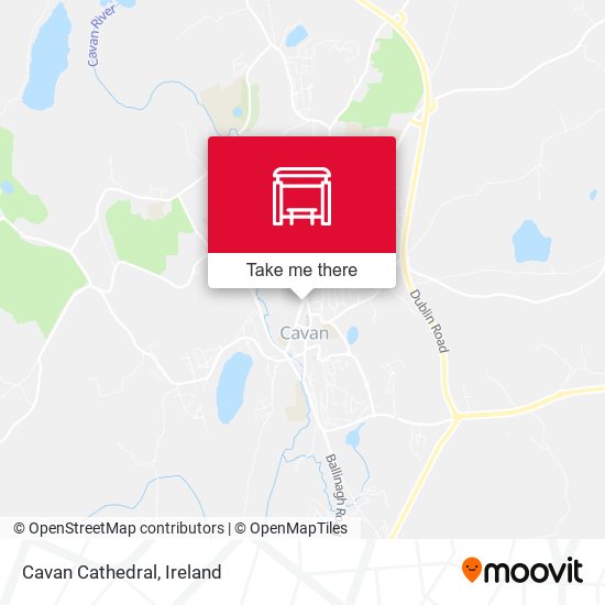 Cavan Cathedral map