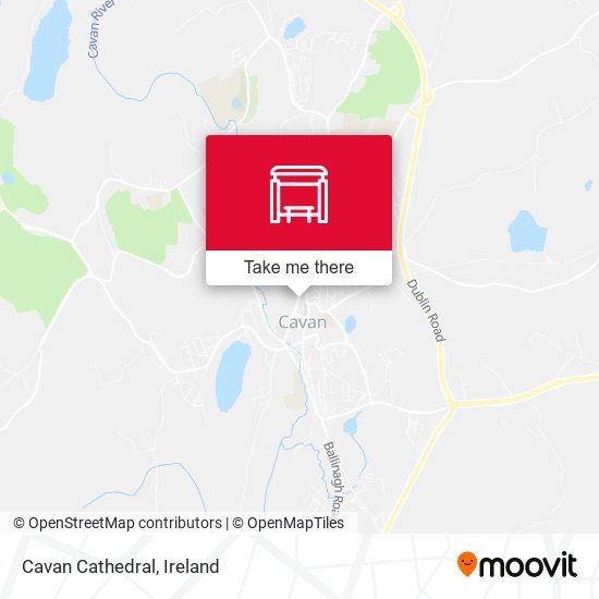 Cavan Cathedral map