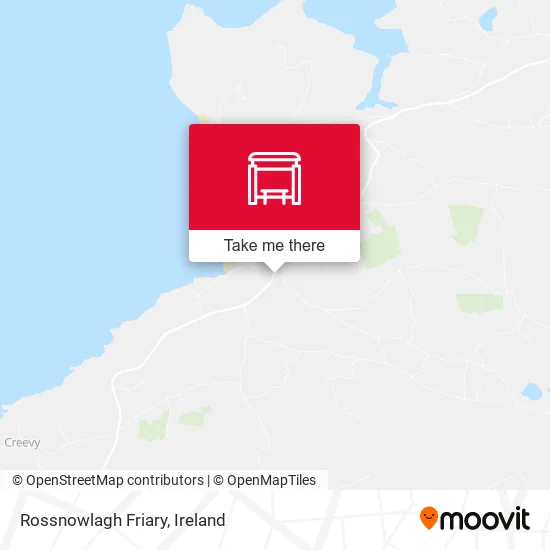 Rossnowlagh Friary map