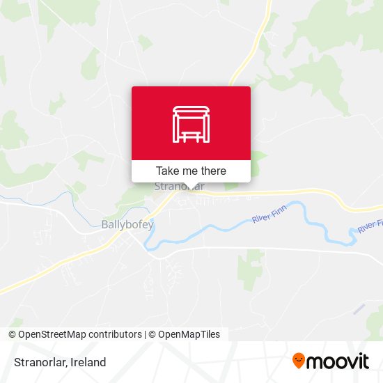 Stranorlar map