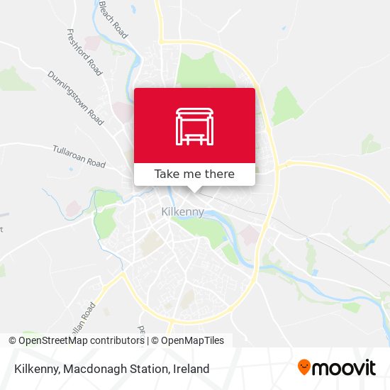 Kilkenny, Macdonagh Station map