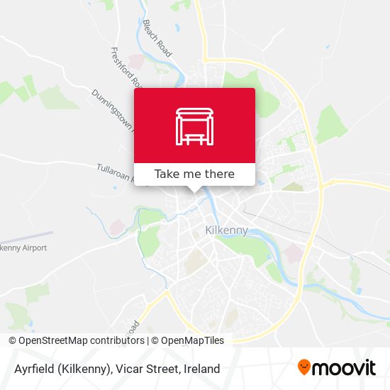 Ayrfield (Kilkenny), Vicar Street map
