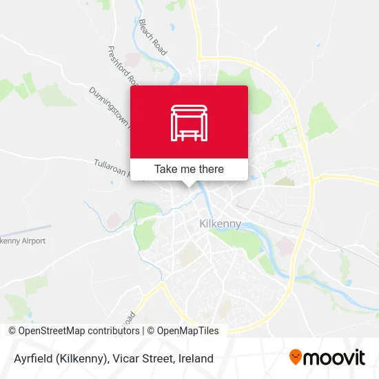 Ayrfield (Kilkenny), Vicar Street map