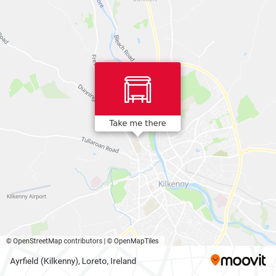 Ayrfield (Kilkenny), Loreto map
