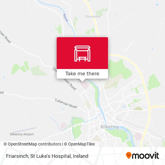 Friarsinch, St Luke's Hospital map