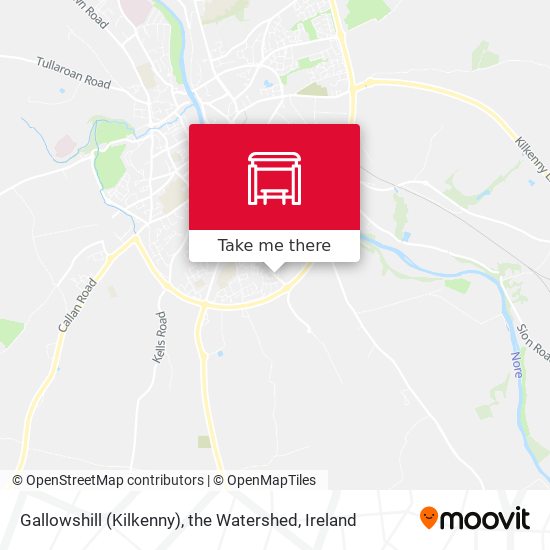 Gallowshill (Kilkenny), the Watershed map