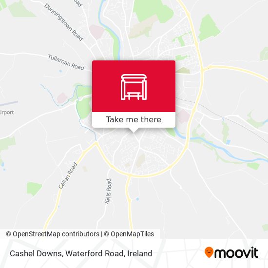 Cashel Downs, Waterford Road map