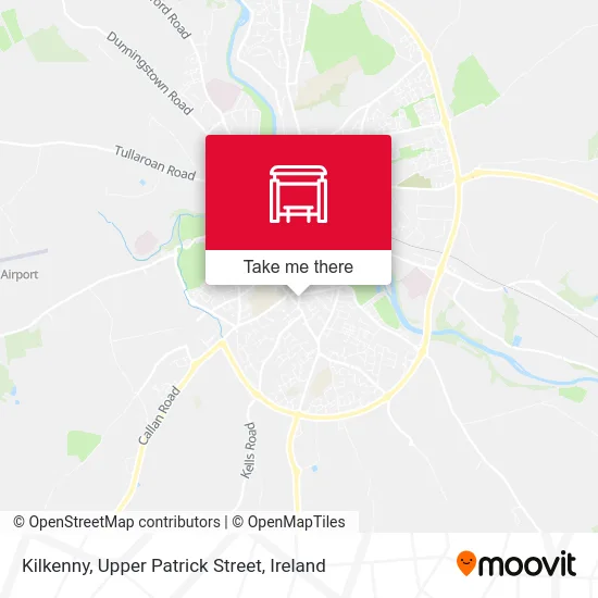 Kilkenny, Upper Patrick Street map