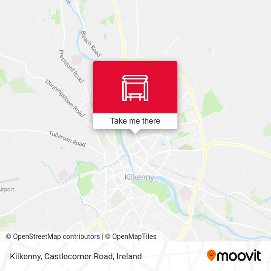 Kilkenny, Castlecomer Road map