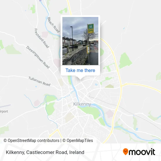 Kilkenny, Castlecomer Road map