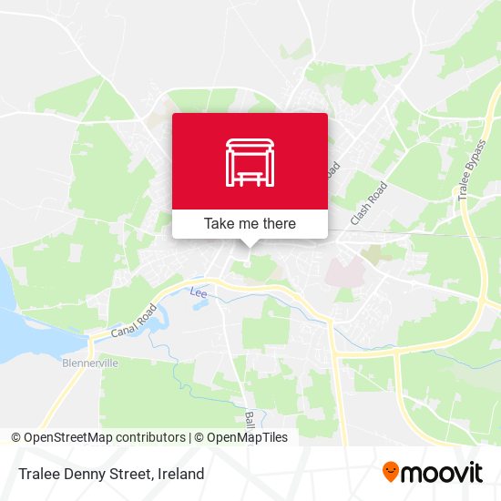 Tralee Denny Street map