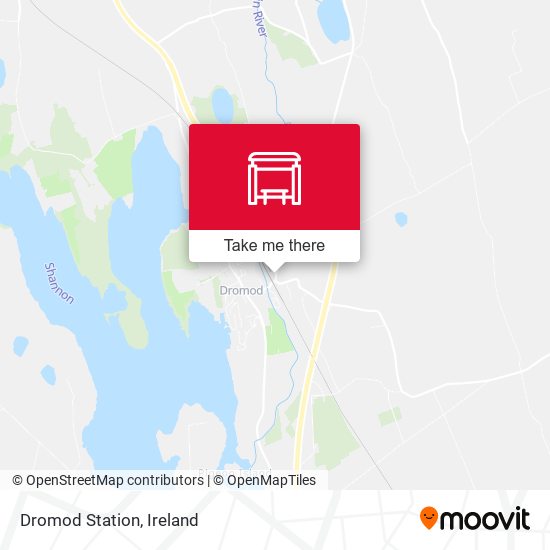 Dromod Station map