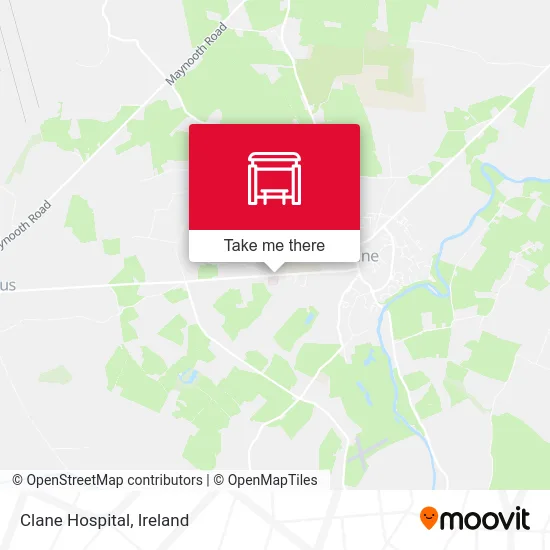 Clane Hospital map