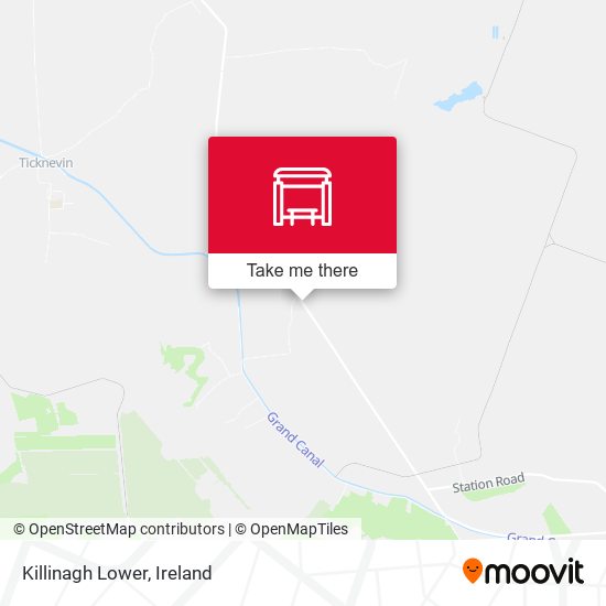 Killinagh Lower map