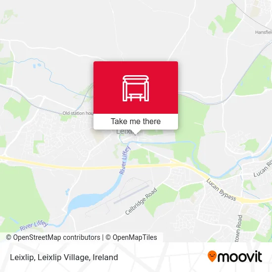 Leixlip, Leixlip Village map