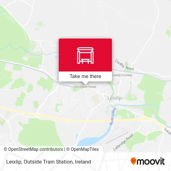 Leixlip, Outside Train Station map