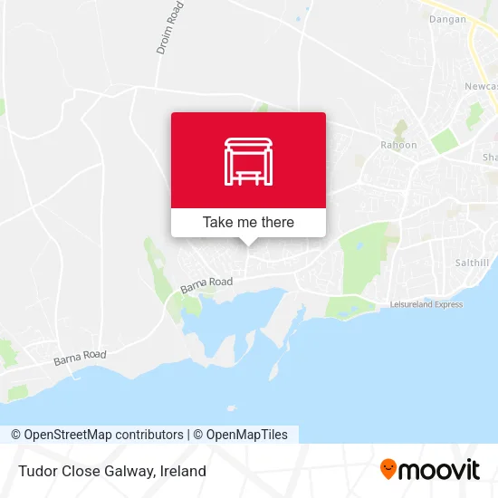 Tudor Close Galway map