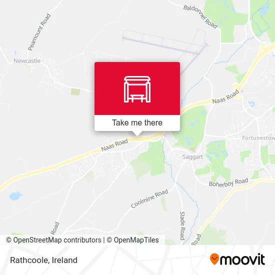 Rathcoole map